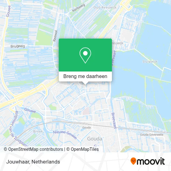 Jouwhaar kaart