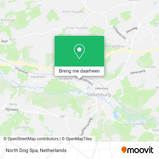 North Dog Spa kaart