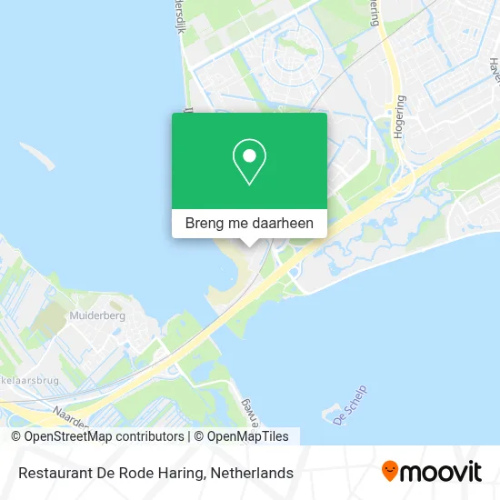 Restaurant De Rode Haring kaart