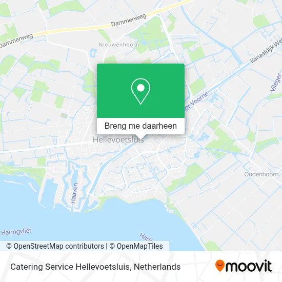 Catering Service Hellevoetsluis kaart