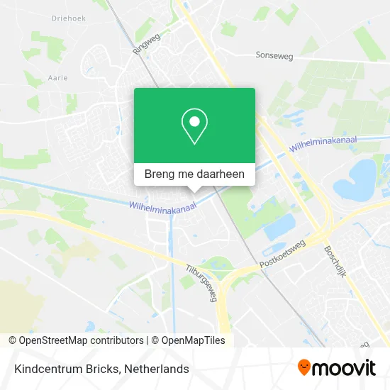 Kindcentrum Bricks kaart