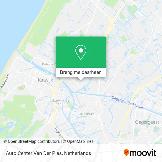 Auto Center Van Der Plas kaart