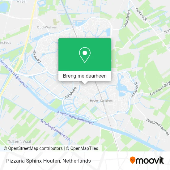 Pizzaria Sphinx Houten kaart