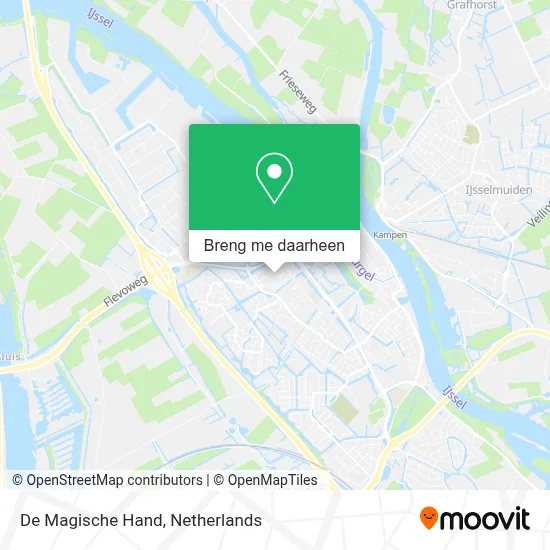 De Magische Hand kaart