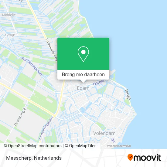 Messcherp kaart