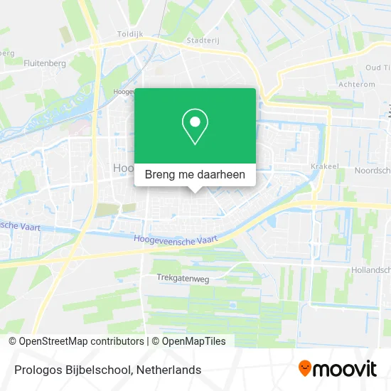 Prologos Bijbelschool kaart