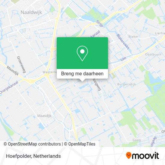 Hoefpolder kaart