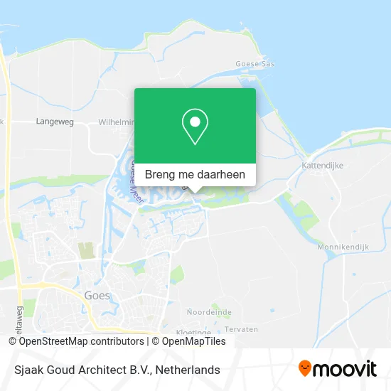 Sjaak Goud Architect B.V. kaart