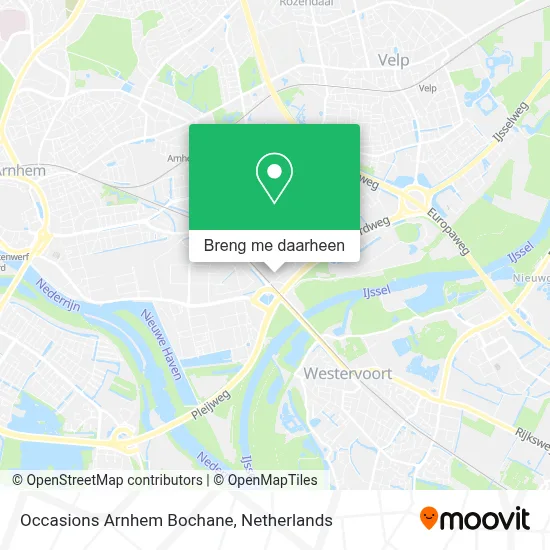 Occasions Arnhem Bochane kaart