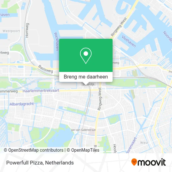 Powerfull Pizza kaart