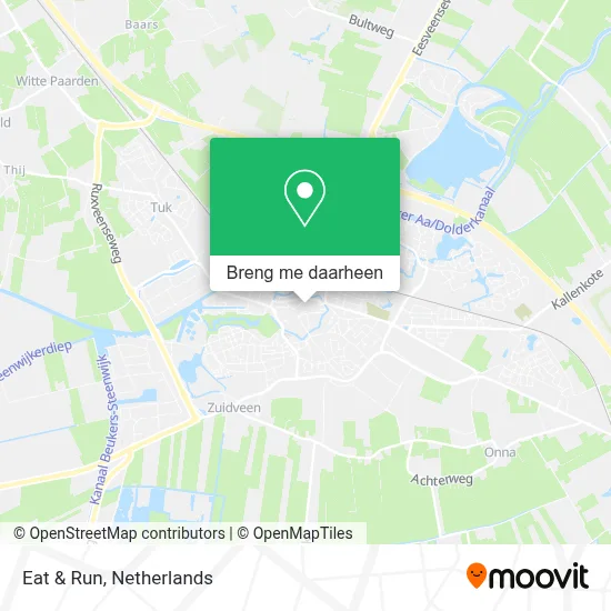 Eat & Run kaart