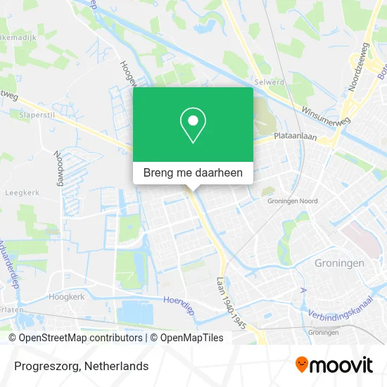 Progreszorg kaart