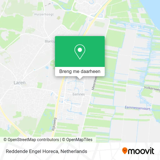 Reddende Engel Horeca kaart