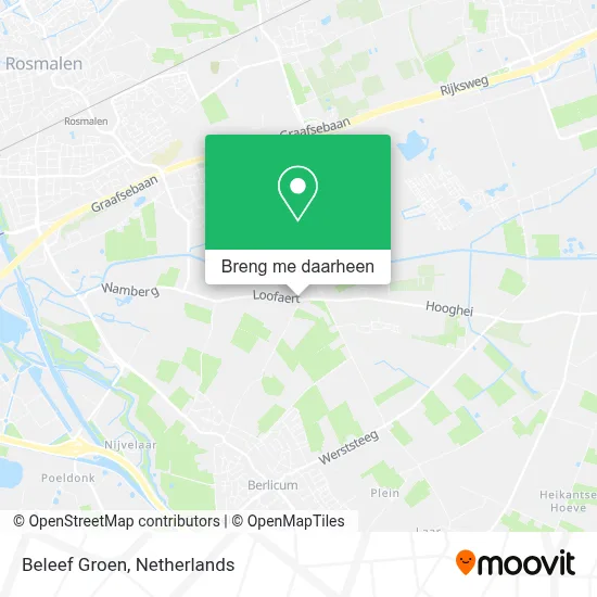 Beleef Groen kaart