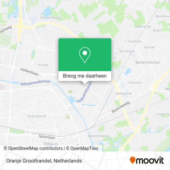 Oranje Groothandel kaart