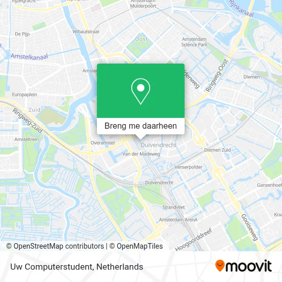 Uw Computerstudent kaart