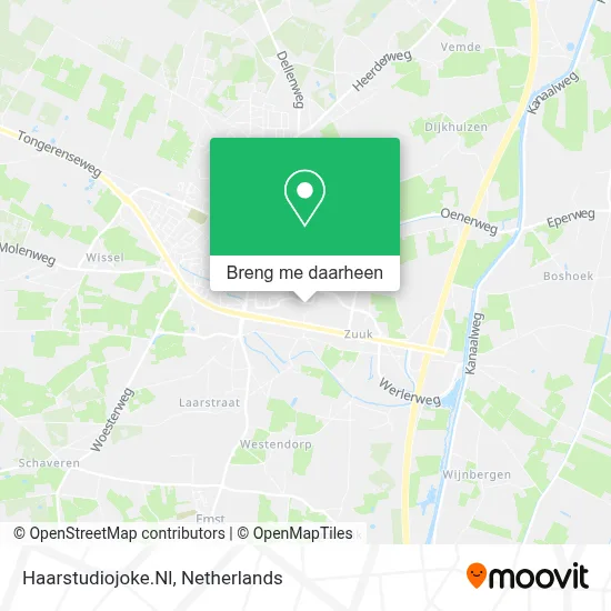 Haarstudiojoke.Nl kaart