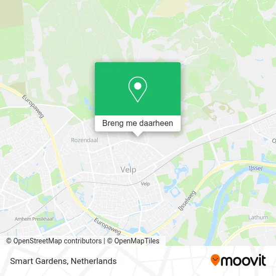 Smart Gardens kaart