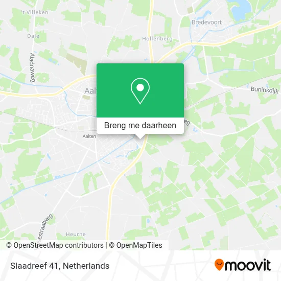 Slaadreef 41 kaart