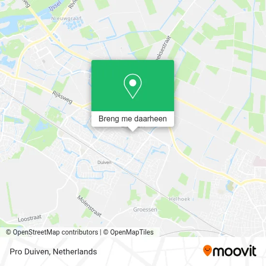 Pro Duiven kaart