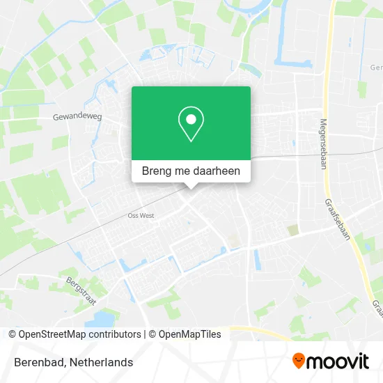 Berenbad kaart