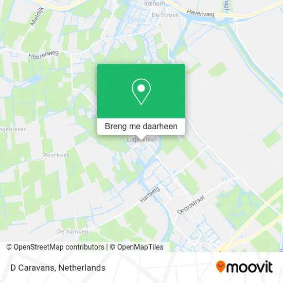 D Caravans kaart