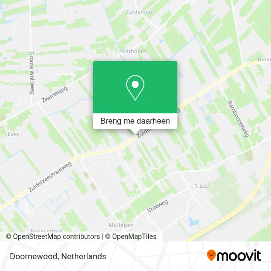 Doornewood kaart