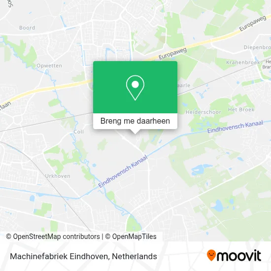 Machinefabriek Eindhoven kaart