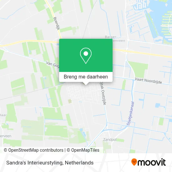 Sandra's Interieurstyling kaart
