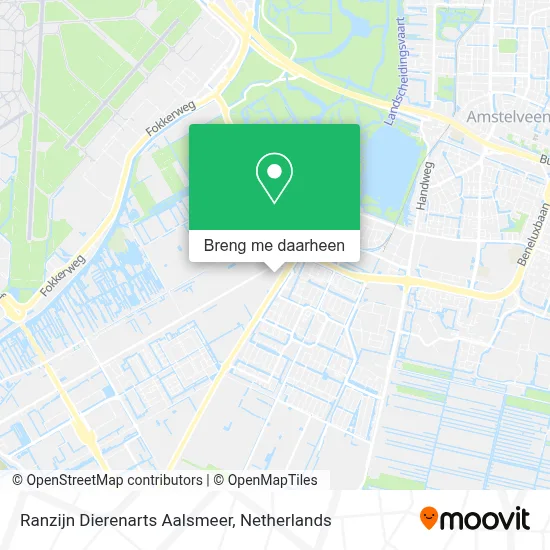 Ranzijn Dierenarts Aalsmeer kaart