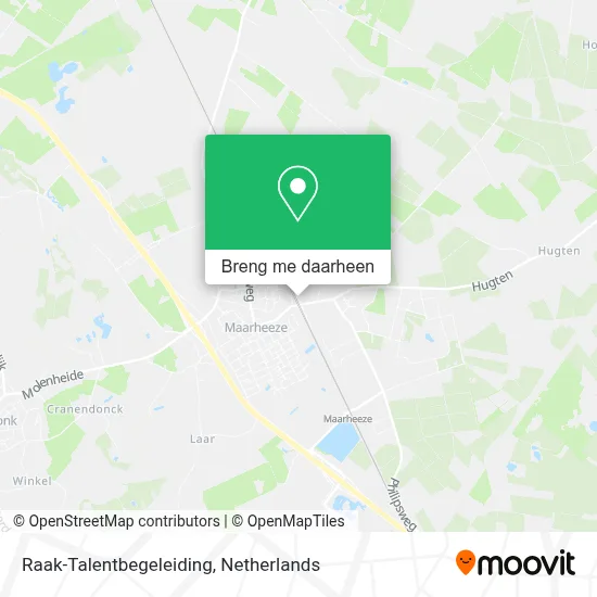 Raak-Talentbegeleiding kaart