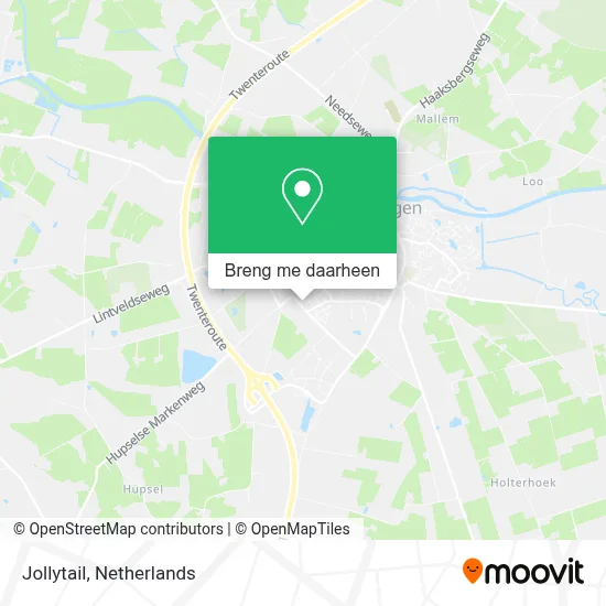 Jollytail kaart