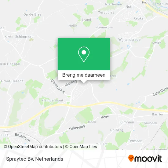 Spraytec Bv kaart