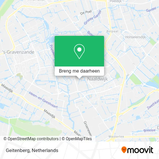 Geitenberg kaart