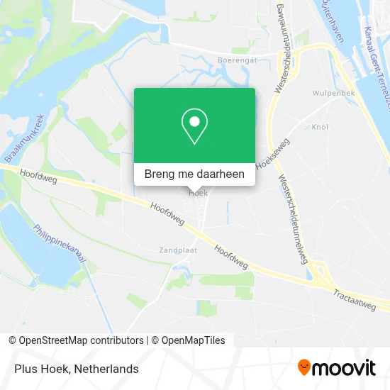Plus Hoek kaart