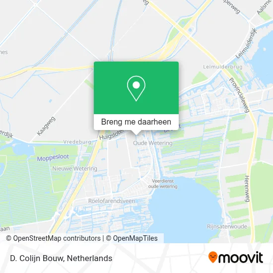 D. Colijn Bouw kaart