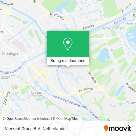 Vierkant Groep B.V. kaart