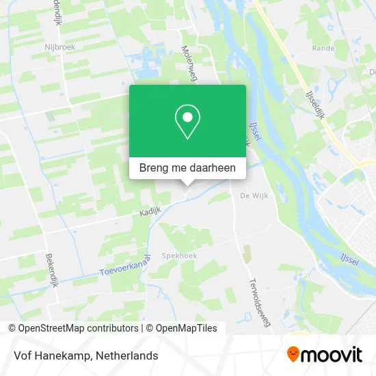 Vof Hanekamp kaart