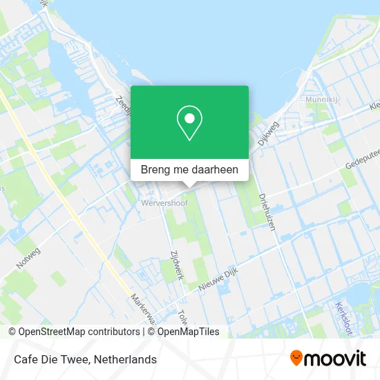 Cafe Die Twee kaart