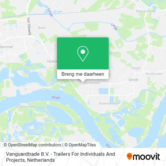 Vanguardtrade B.V. - Trailers For Individuals And Projects kaart