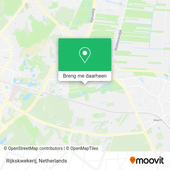 Rijkskwekerij kaart