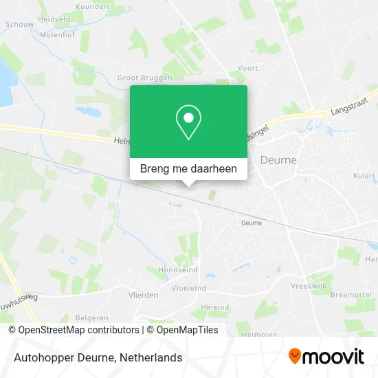 Autohopper Deurne kaart