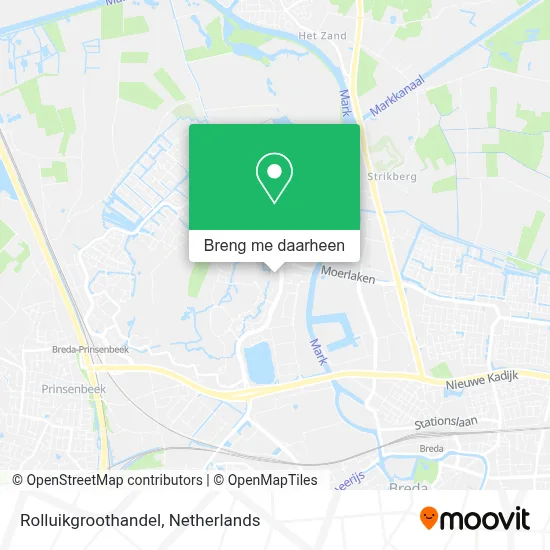 Rolluikgroothandel kaart