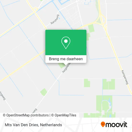 Mts Van Den Dries kaart