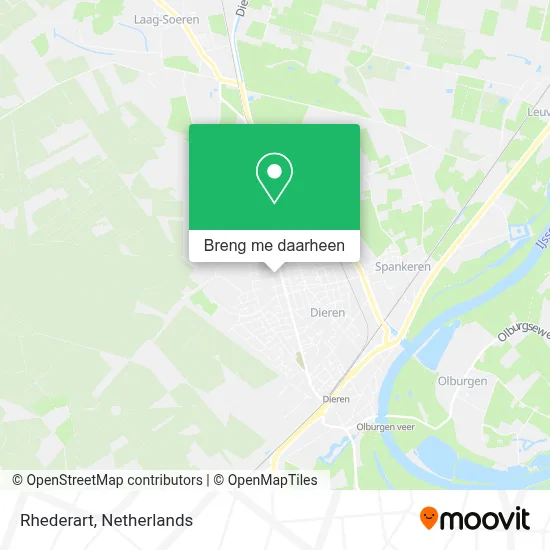 Rhederart kaart
