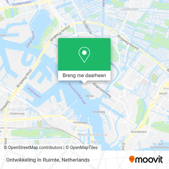 Ontwikkeling In Ruimte kaart