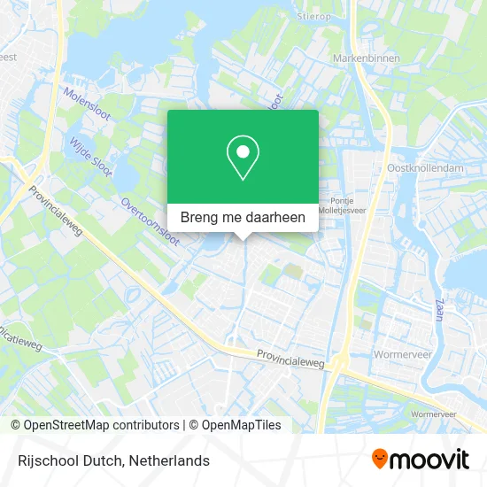 Rijschool Dutch kaart