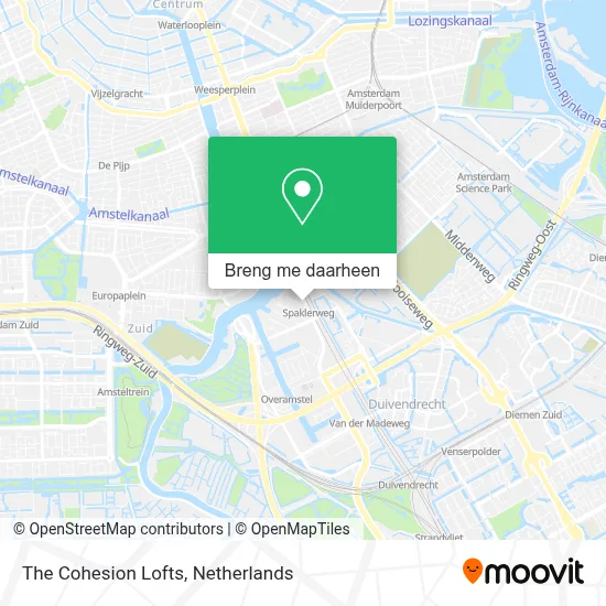 The Cohesion Lofts kaart