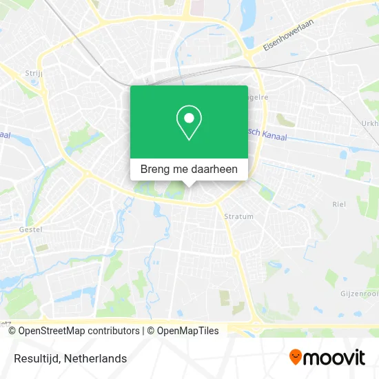 Resultijd kaart