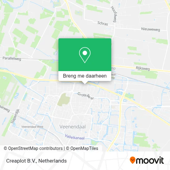Creaplot B.V. kaart